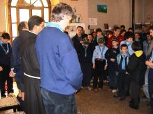 Gruppo - Incontro con Padre Ibrahim (12/4/2003)
